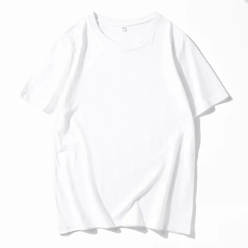 12 Color Oversized Heavyweight T Shirt for Men Summer Short Sleeve Tee 100% Cotton Plain Top Casual Men's Clothing