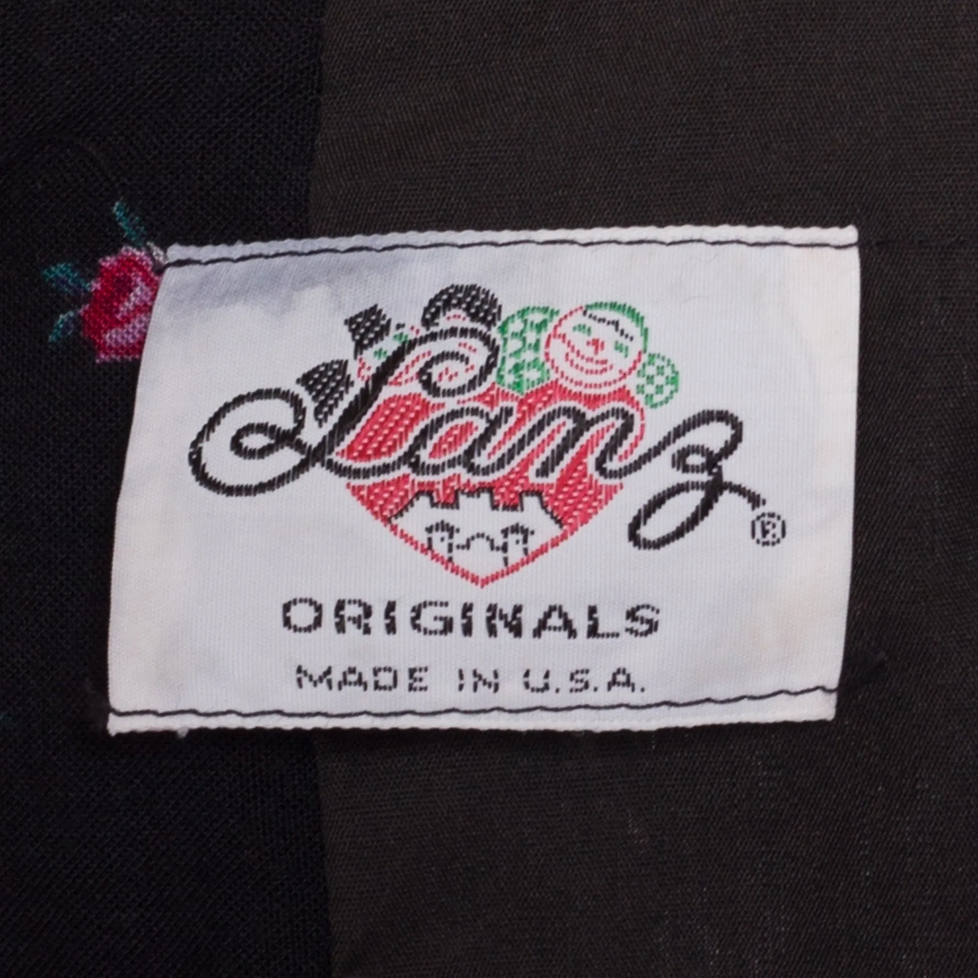80s Lanz Floral Peplum Top - Small to Medium