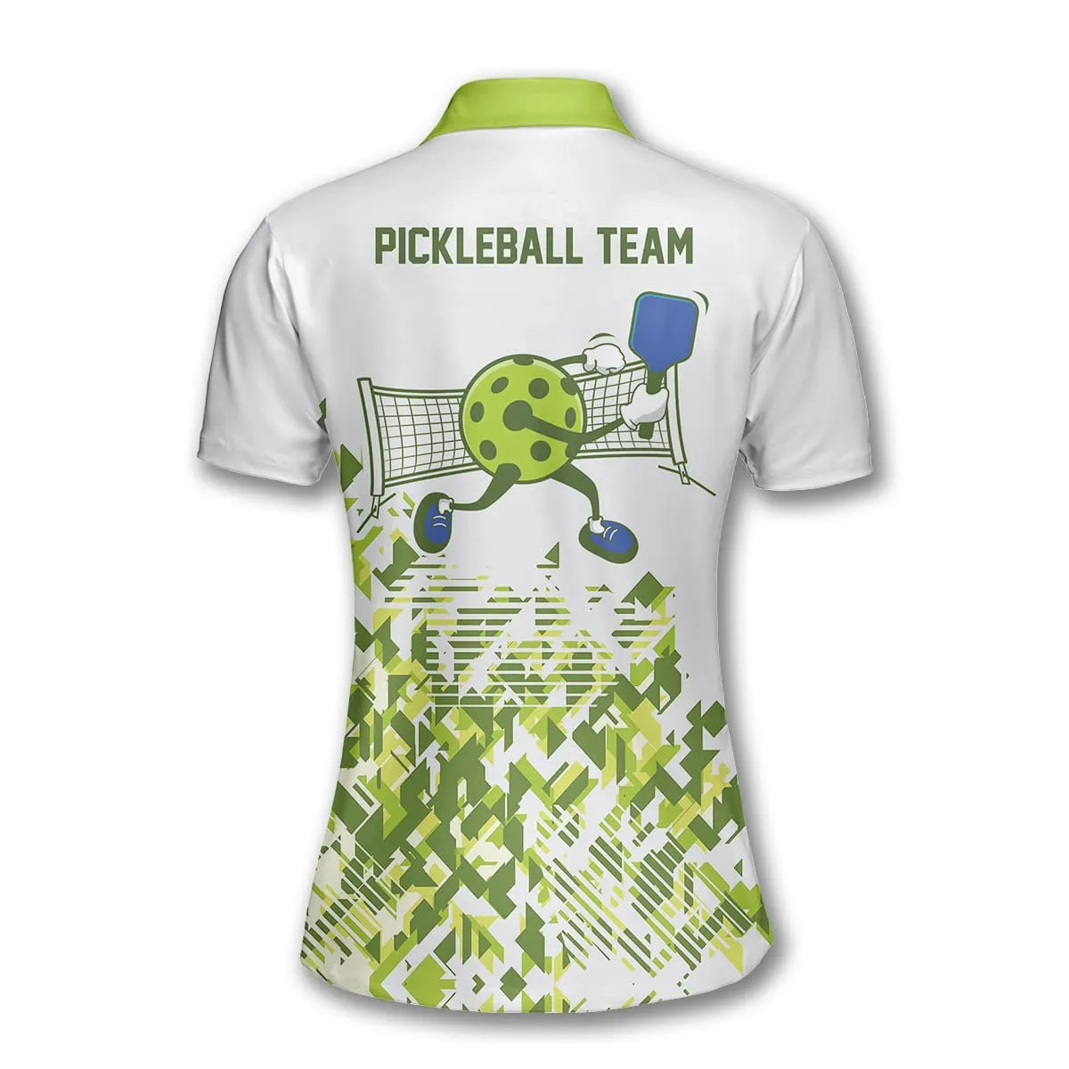 Abstract Sporty Pattern Queen Pickleball Custom Name Shirts For Women