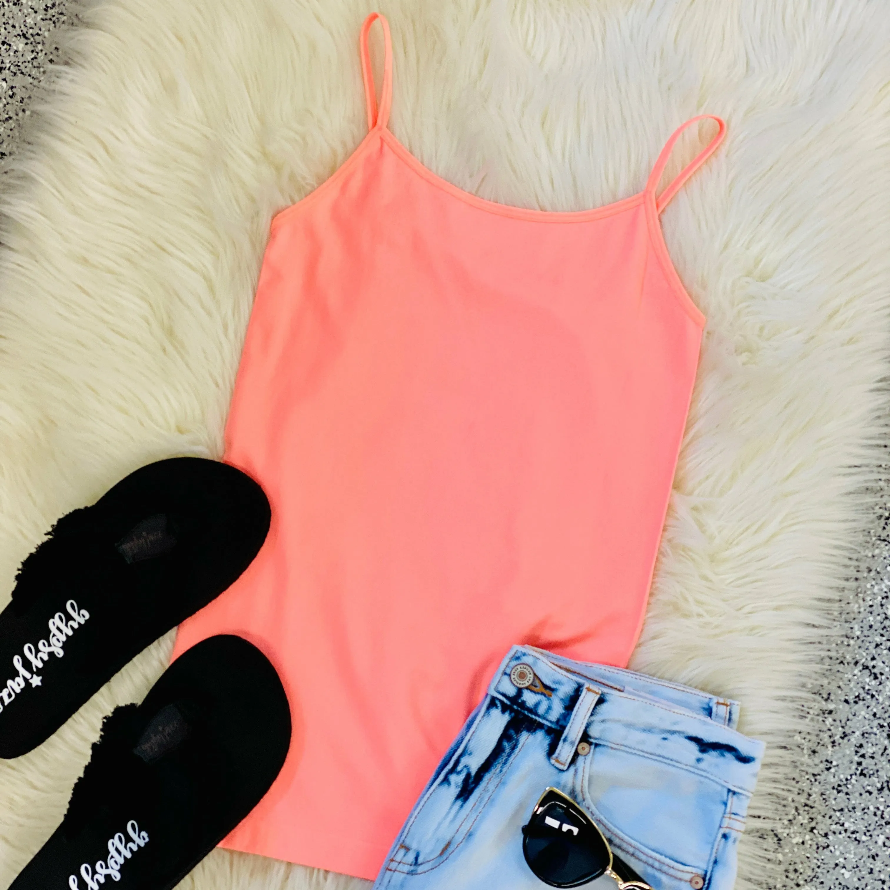 Adjustable Strap Basic Cami