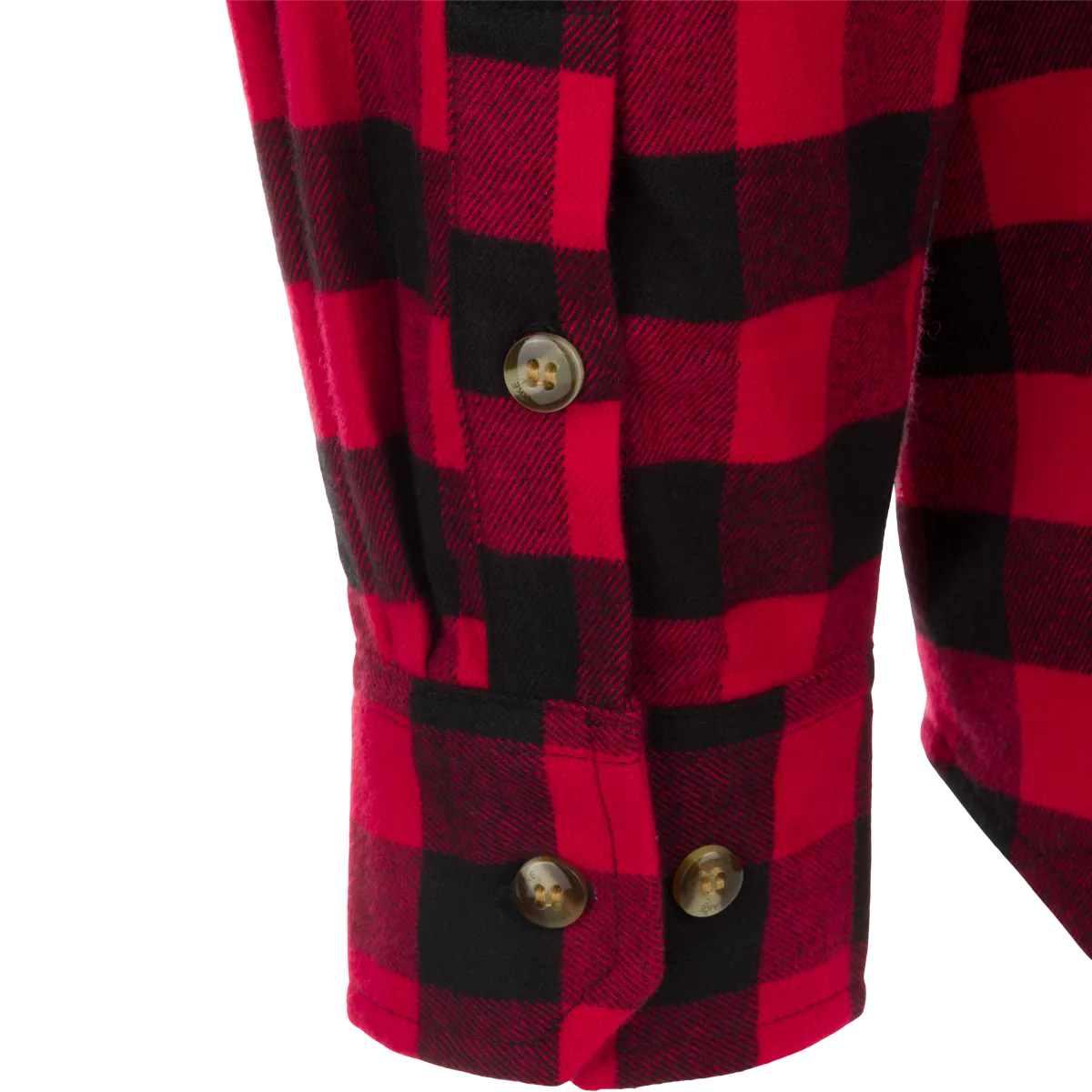 Autumn Brushed Twill Buffalo Plaid Button-Down Long Sleeve Shirt