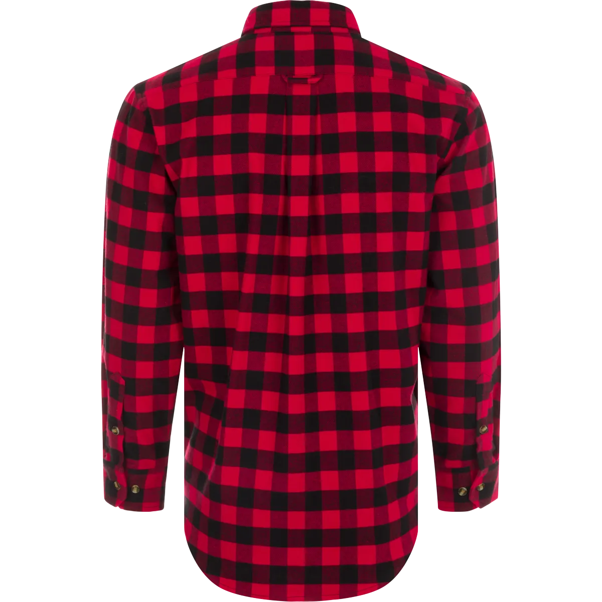 Autumn Brushed Twill Buffalo Plaid Button-Down Long Sleeve Shirt