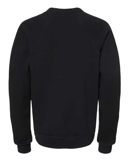 BELLA   CANVAS Youth Sponge Fleece Crewneck Sweatshirt