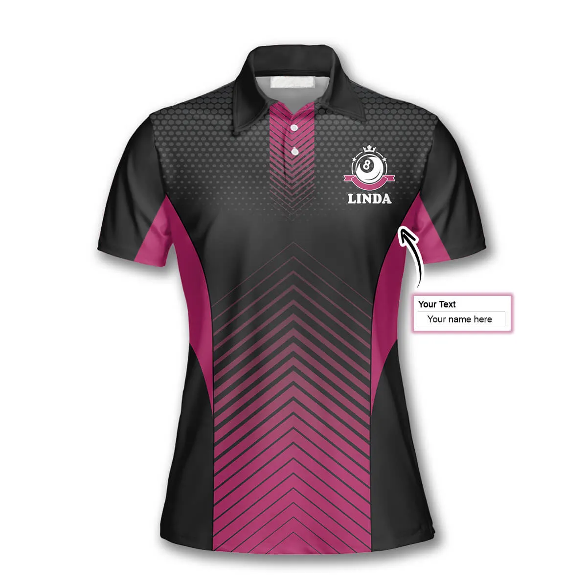 Billiards Shoots Like a Girl Really Means Custom Billiard Polo Shirts for Women Coolspod