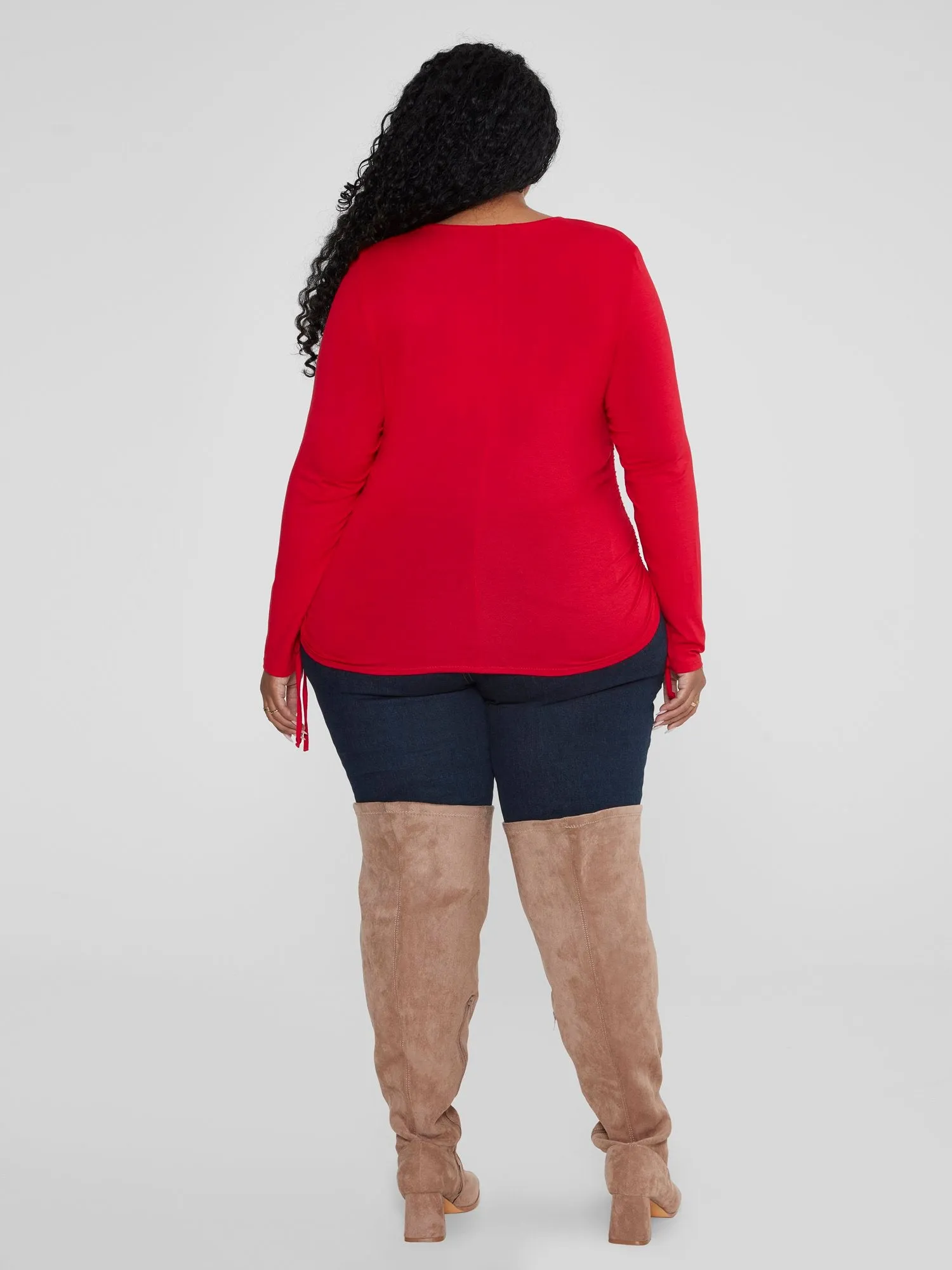 Cici Side Drawstring Top