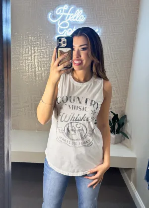 Country Music Whiskey Graphic Tank
