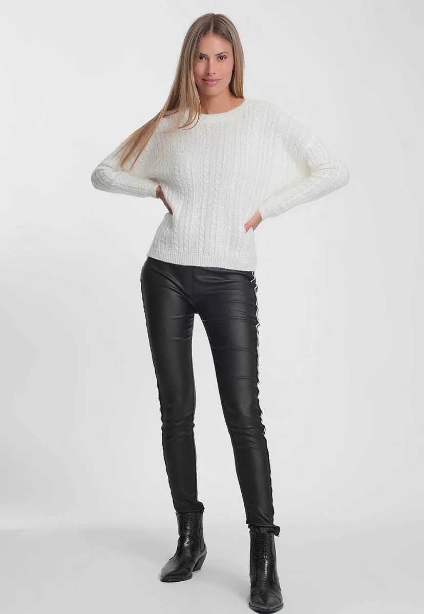 Cream Cable Knit