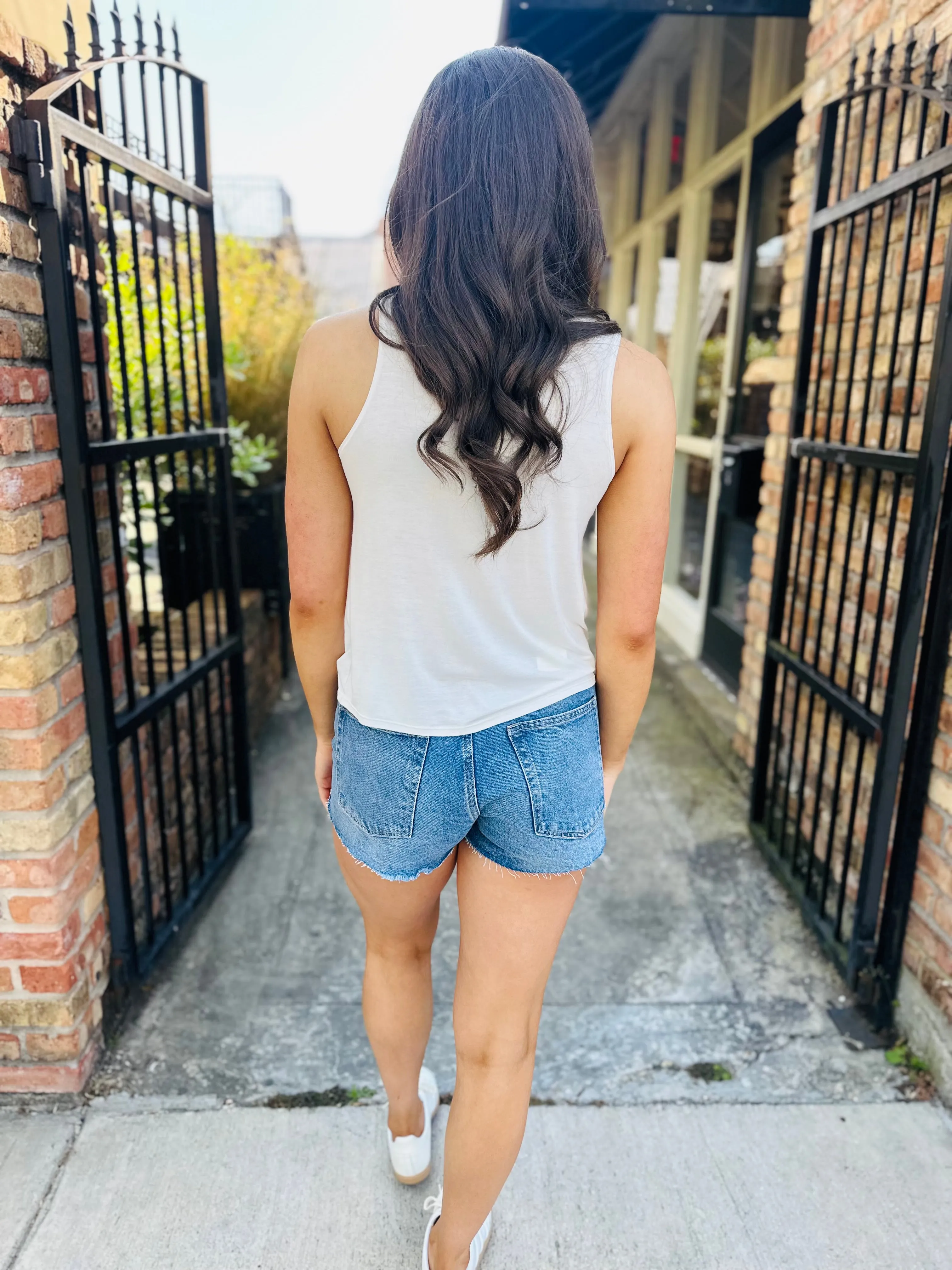 Feelin' Festive Tank- White