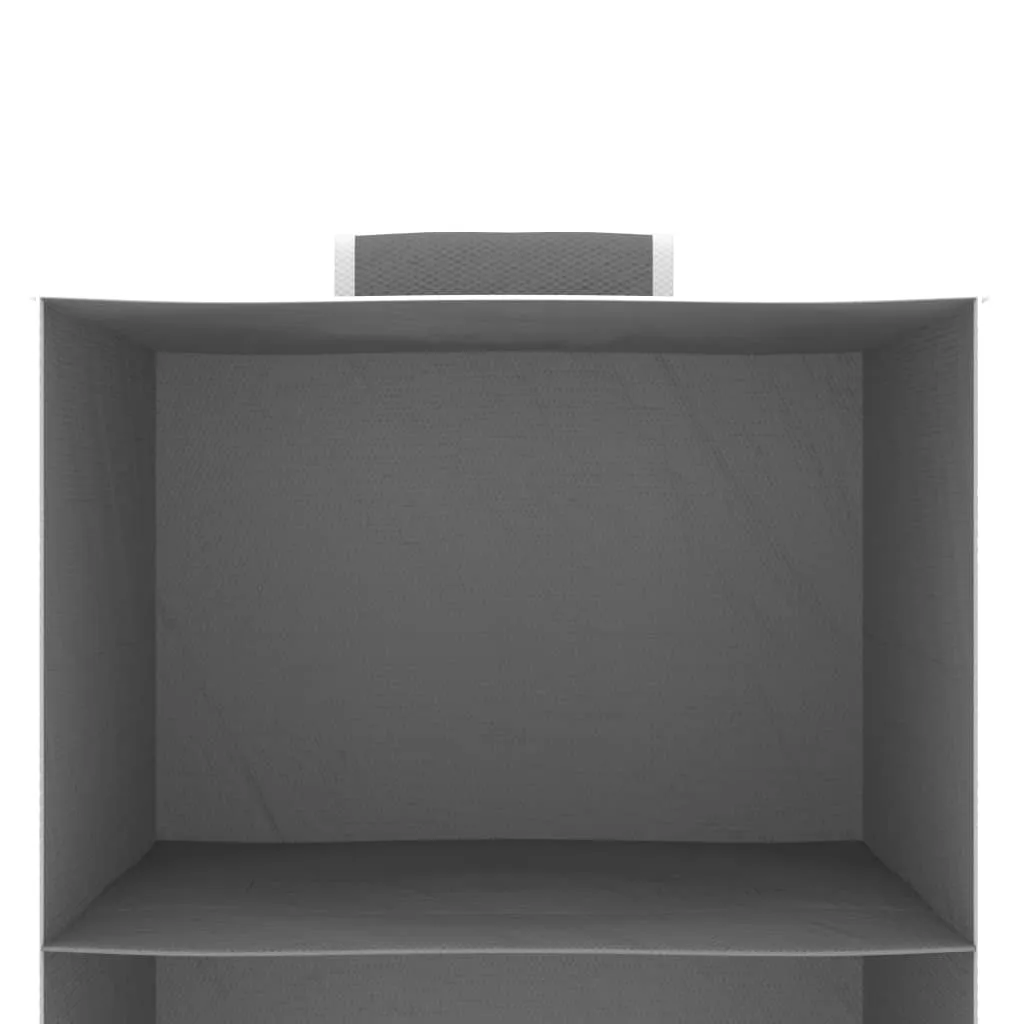 Hanging Closet Organisers 2 pcs with 4 Shelves Fabric