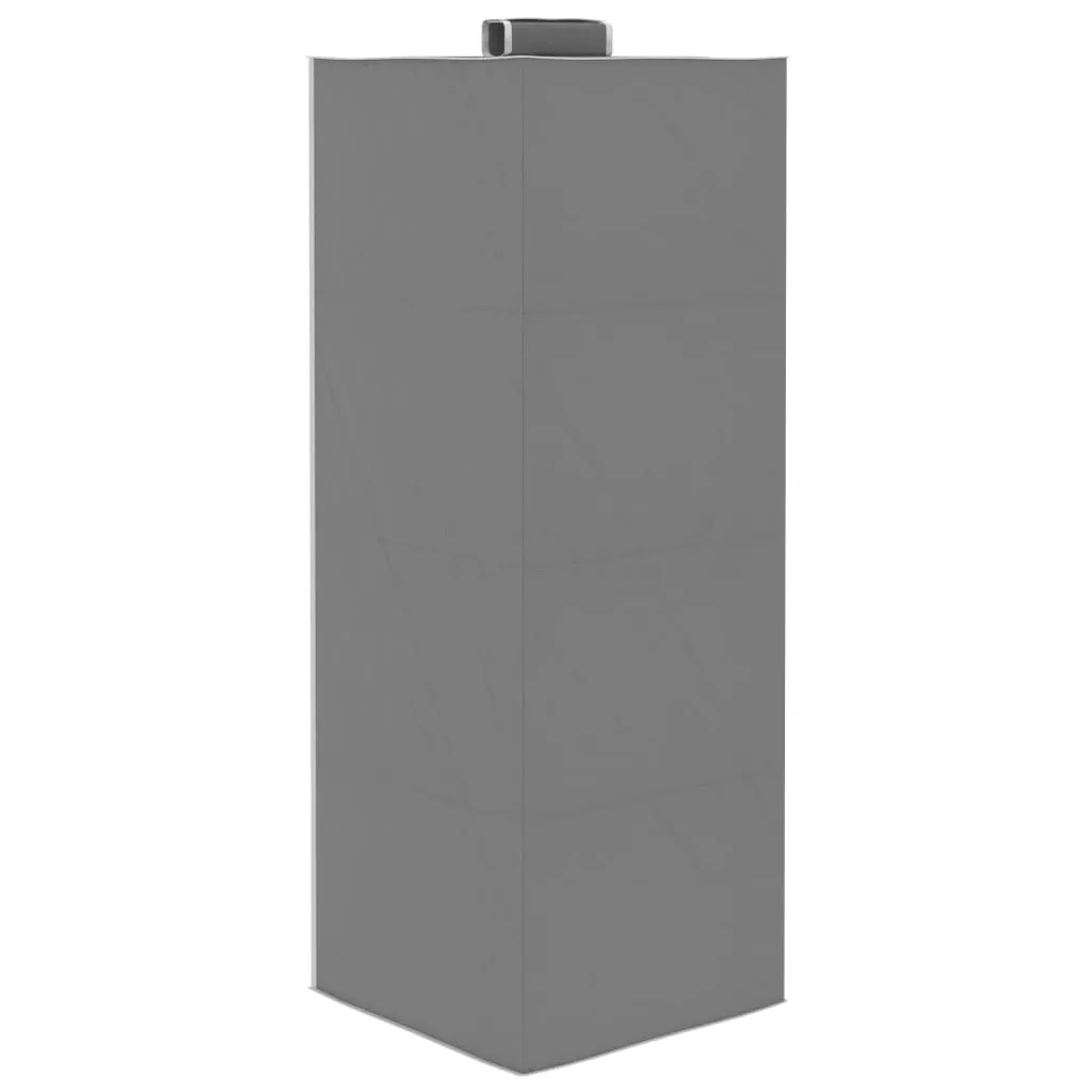 Hanging Closet Organisers 2 pcs with 4 Shelves Fabric