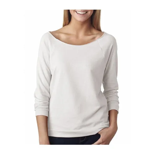 Ladies' French Terry 3/4-Sleeve Raglan