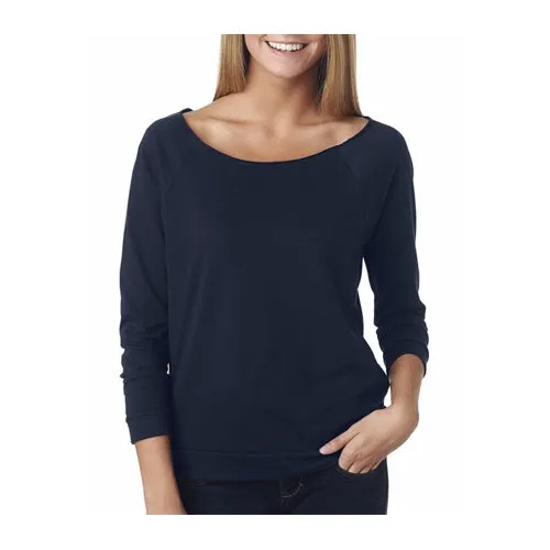 Ladies' French Terry 3/4-Sleeve Raglan