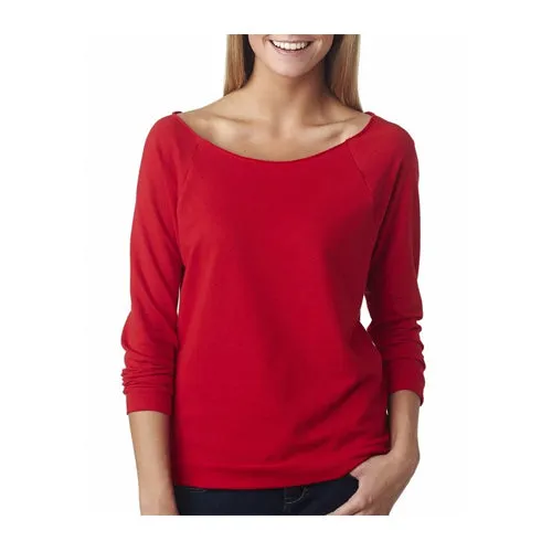 Ladies' French Terry 3/4-Sleeve Raglan