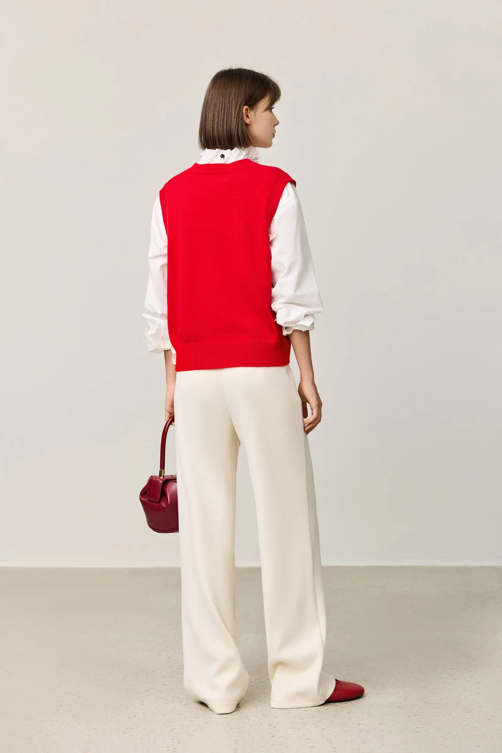 LILY New Year Wool Knit Vest