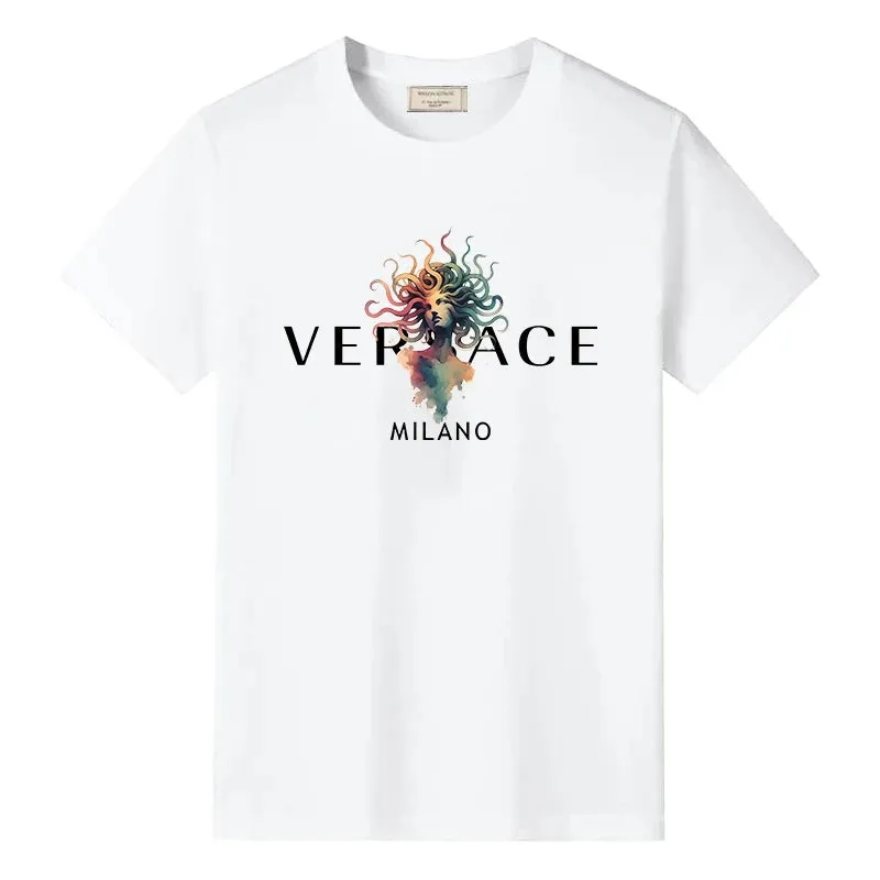 Men Luxury T Shirts High Quality Cotton Casual T Shirt for Male Designer Best Short Sleeved Vintage Trendy Tees New Cloth XS-3XL