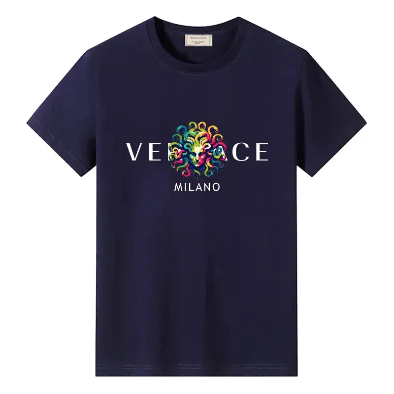 Men Luxury T Shirts High Quality Cotton Casual T Shirt for Male Designer Best Short Sleeved Vintage Trendy Tees New Cloth XS-3XL