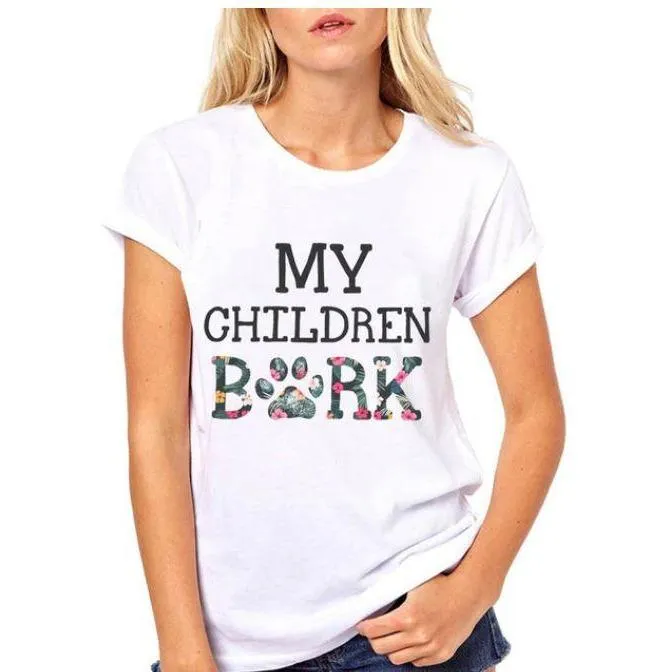 MomLife Stylish Casual Women Printed T Shirts