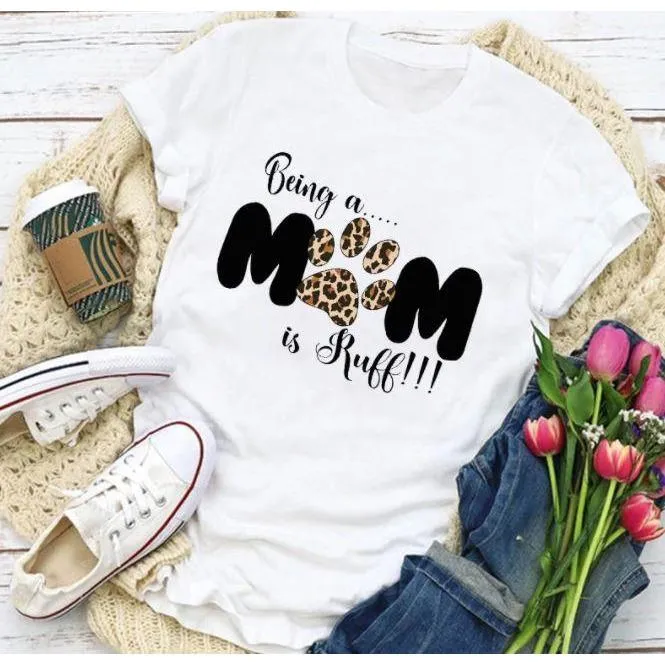 MomLife Stylish Casual Women Printed T Shirts