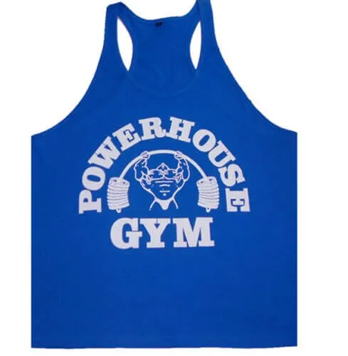 Muscle Stringer Tank Top: Powerhouse Gym Multiple Colors