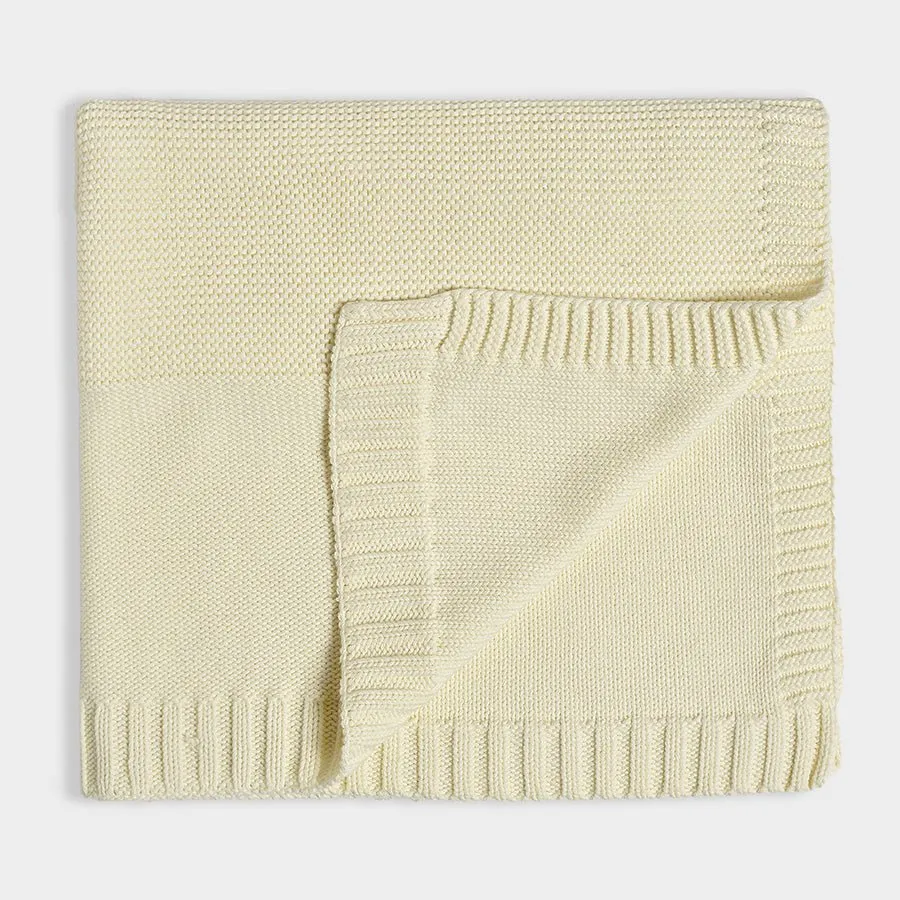 Neutral Love Pearl Knitted Blanket