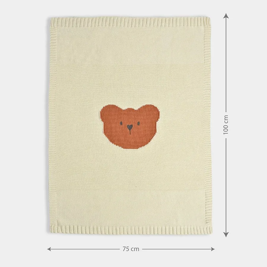 Neutral Love Pearl Knitted Blanket