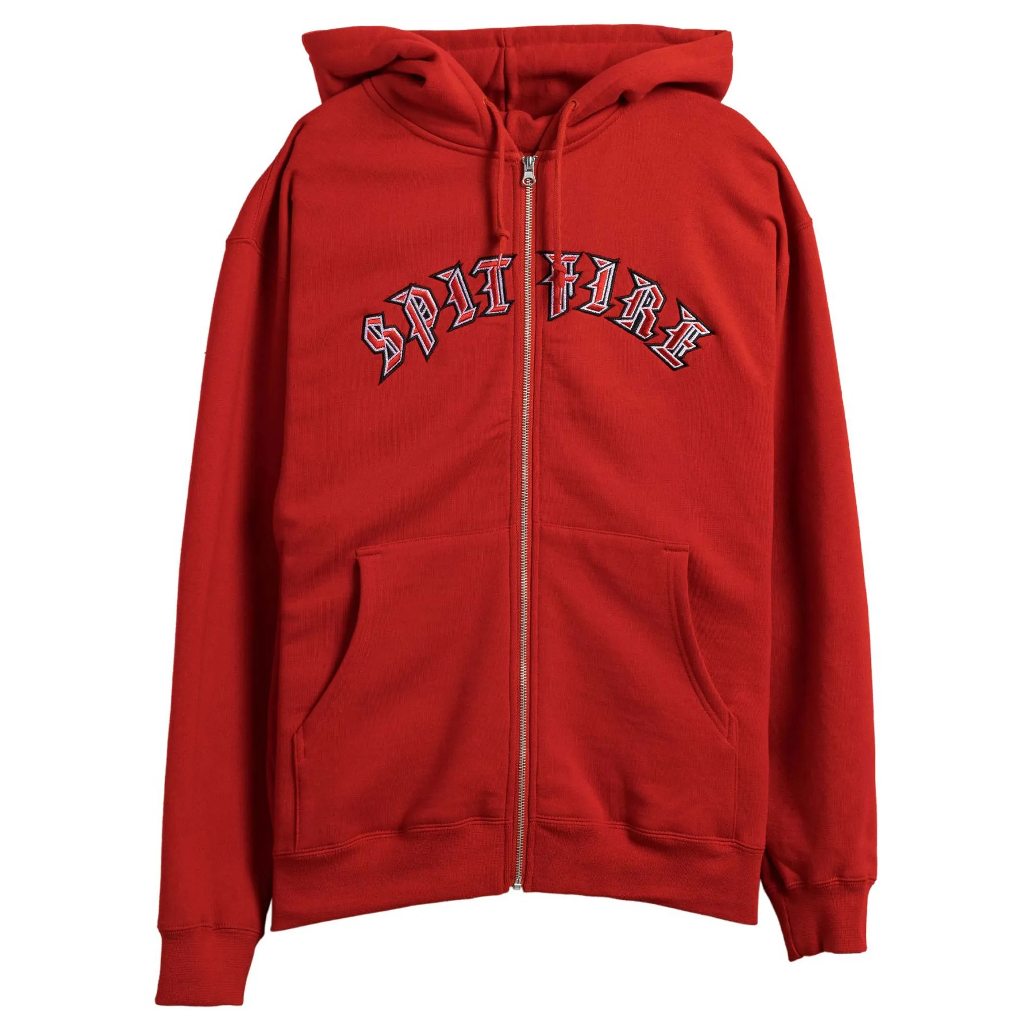 Old E Emb Zip Custom Hooded Zip Up Sweatshirt