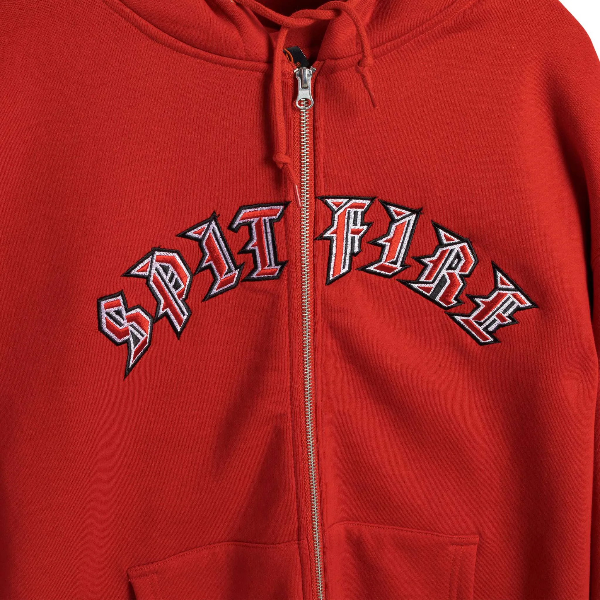 Old E Emb Zip Custom Hooded Zip Up Sweatshirt