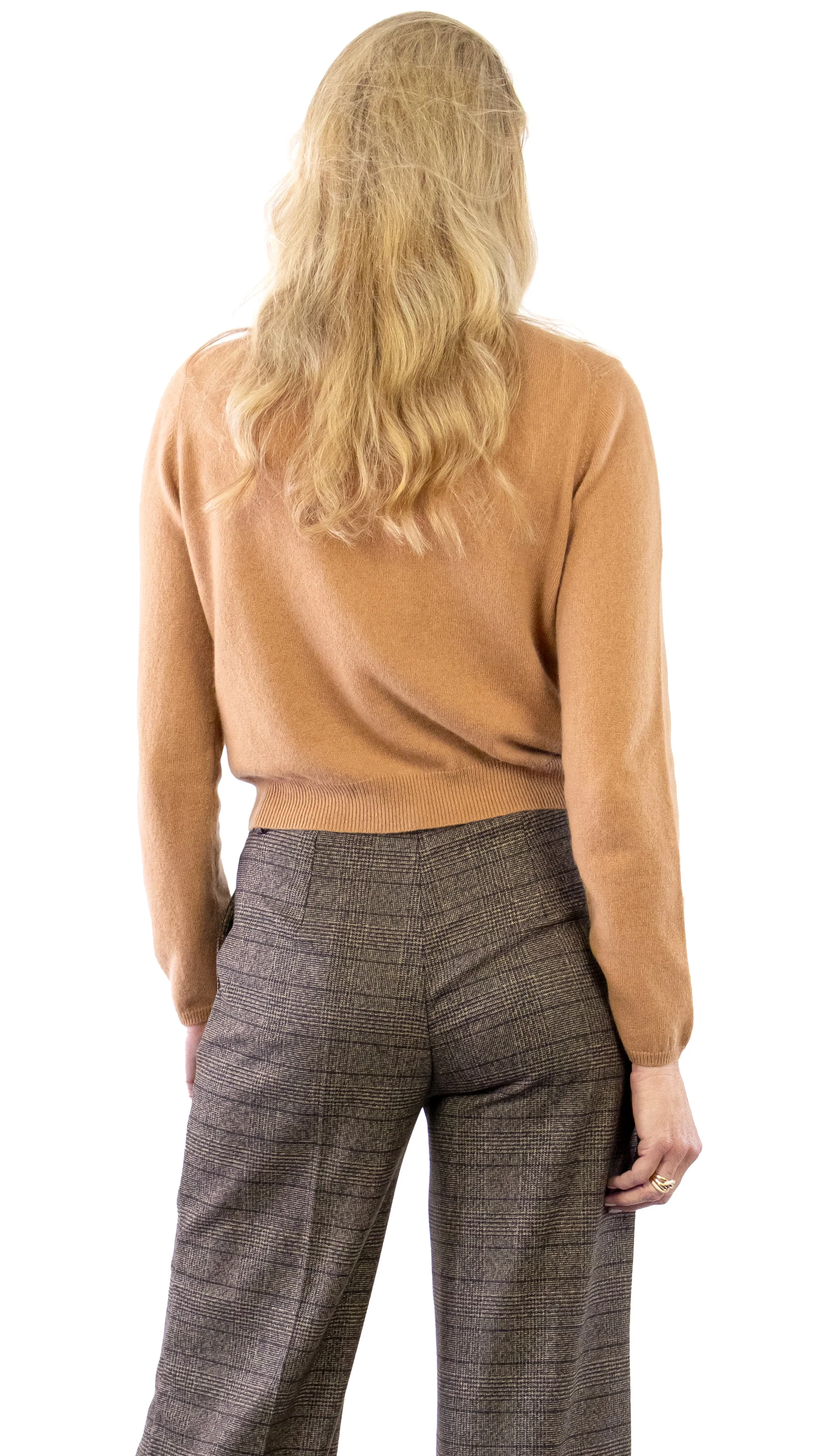 Perfect Button Front Cardigan - Caramel