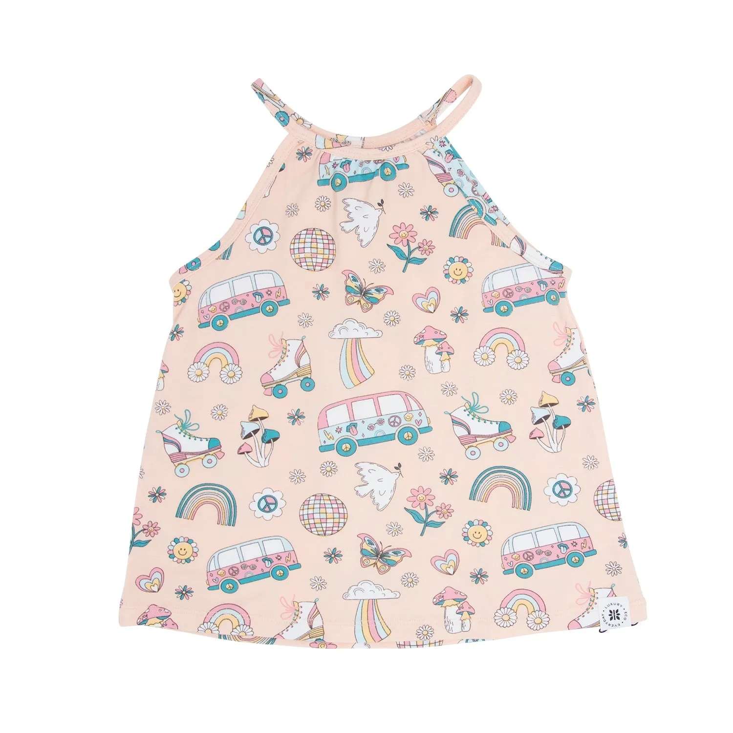 Retro Roller Skates Strappy Tank