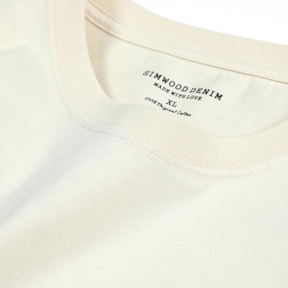 SIMWOOD 2020 pattern print 100% cotton t-shirt women loose oversize tops fashion female plus size tees SJ120109