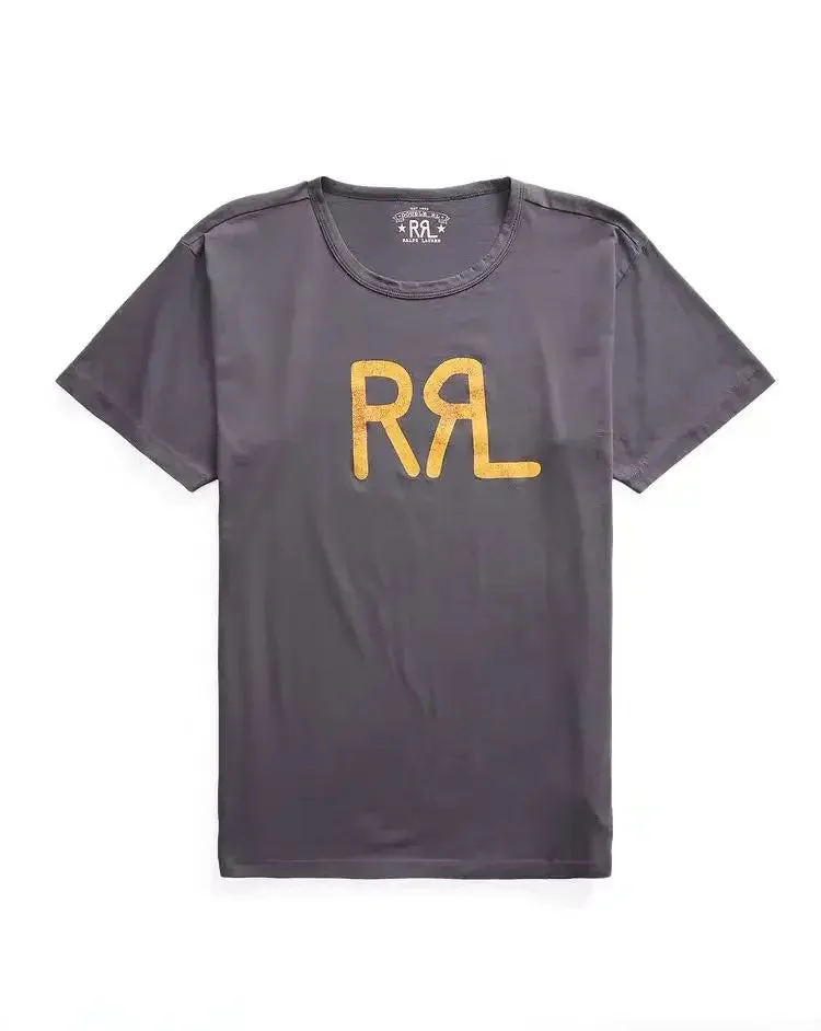 Summer Classic Polo Print Men's and Women's Short Sleeved Cotton Designer Round Neck T-shirt Fashion Casual Street Wear