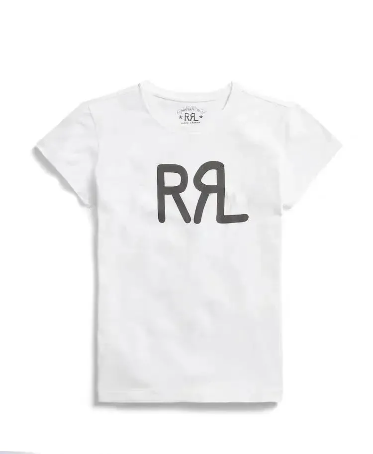 Summer Classic Polo Print Men's and Women's Short Sleeved Cotton Designer Round Neck T-shirt Fashion Casual Street Wear