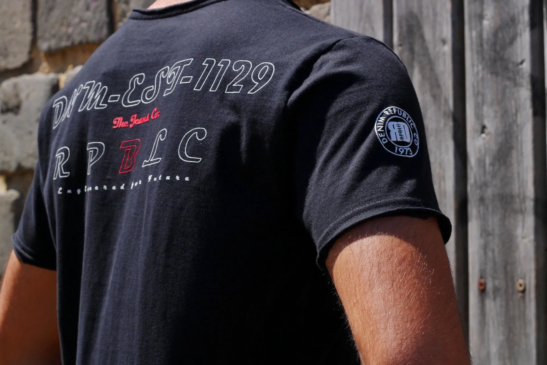 T-Shirts Men's #SPRAYED - BLACK