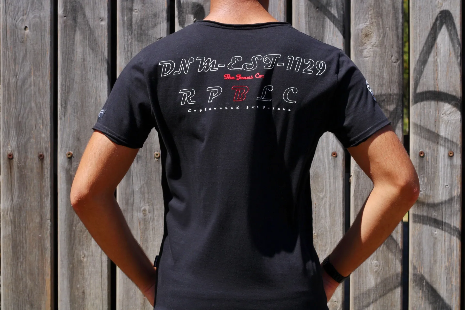 T-Shirts Men's #SPRAYED - BLACK
