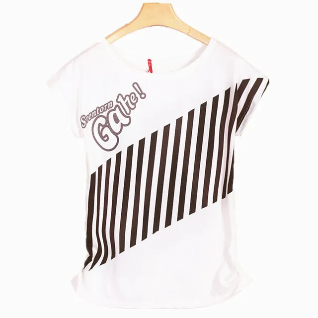 Top Selling Womens Clothes 2017 Femininas Casual Printed Cotton Vintage Short-sleeve Elastic Brand Women T-shirt Tops for Women
