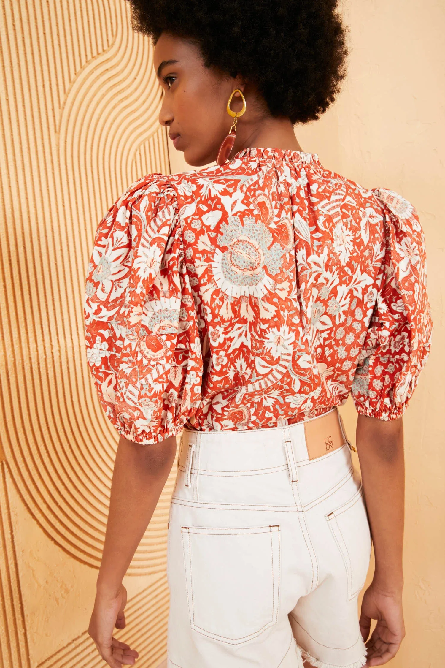 Ulla Johnson - Imari Top in Orange Blossom