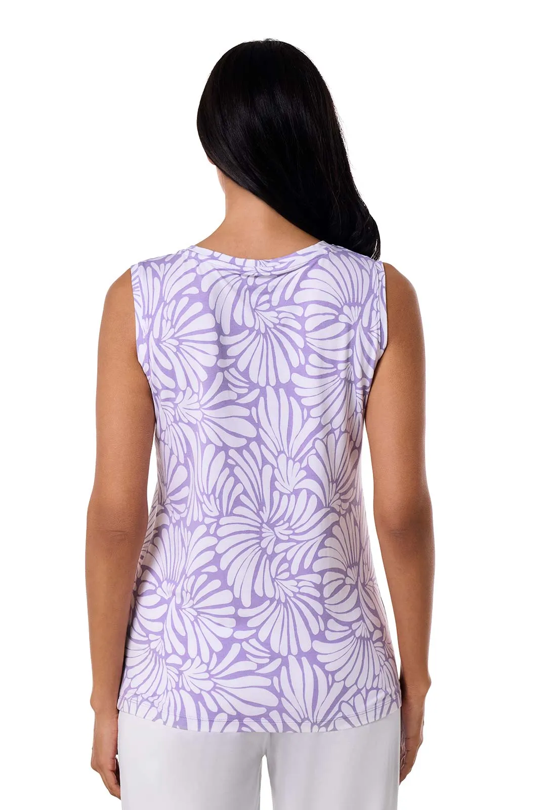 Women's Morada Everyday Basic Tank | Lavendula Sea Fan
