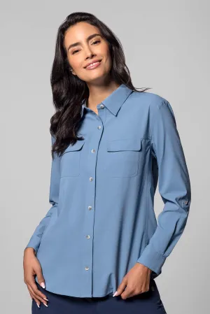 Women's Mylitta Travel Shirt | Blue Dusk