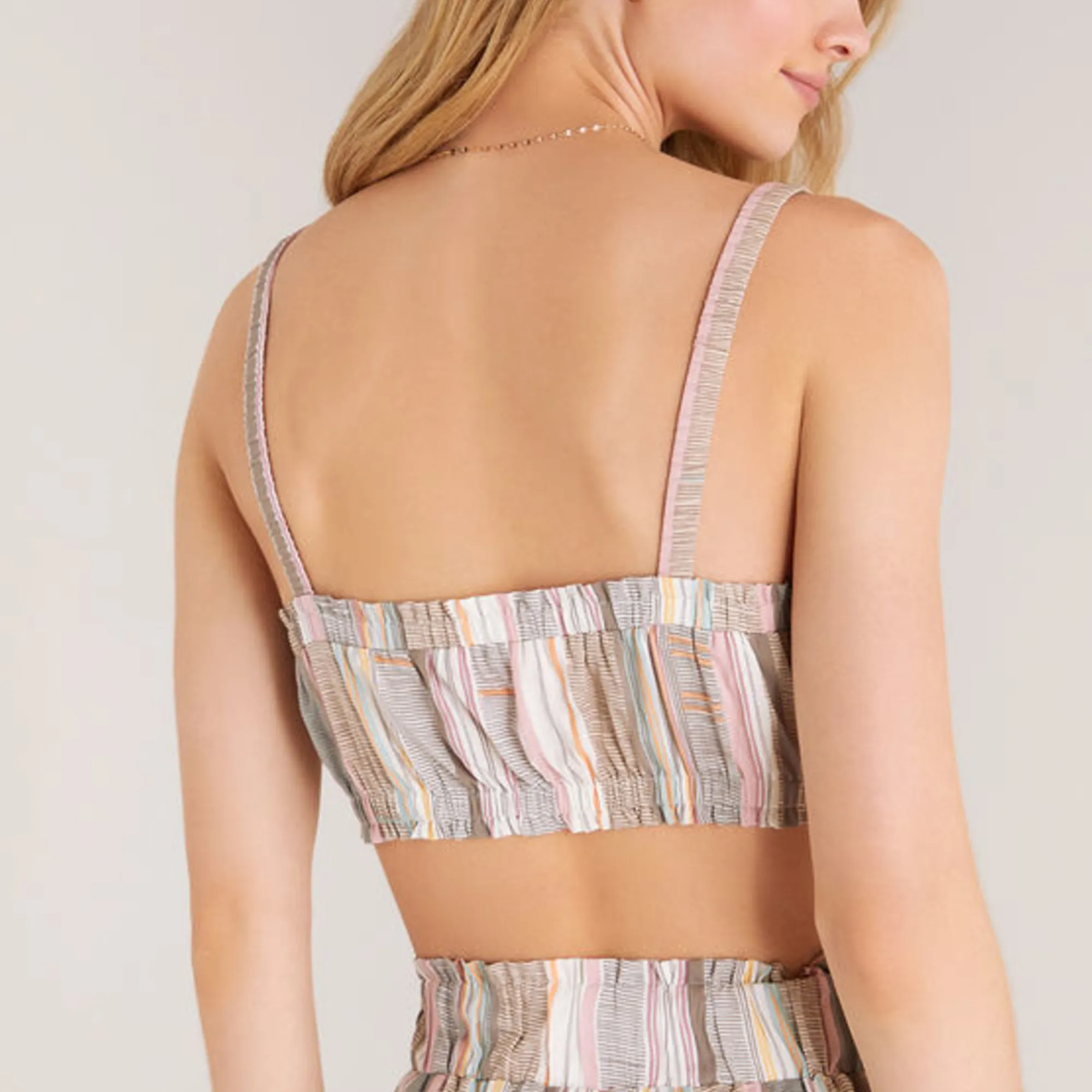 Z Supply Balcony Stripe Bra Top